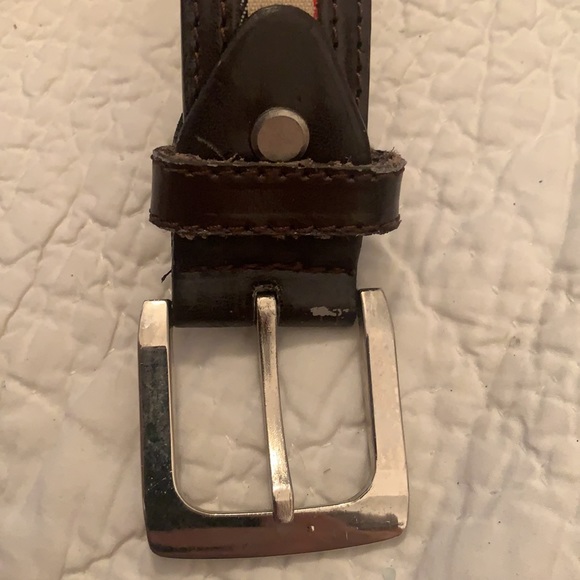 Vintage Leather and Canvas Belt - Picture 9 of 10